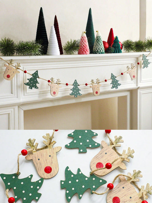 reindeer Christmas tree garland - main photo