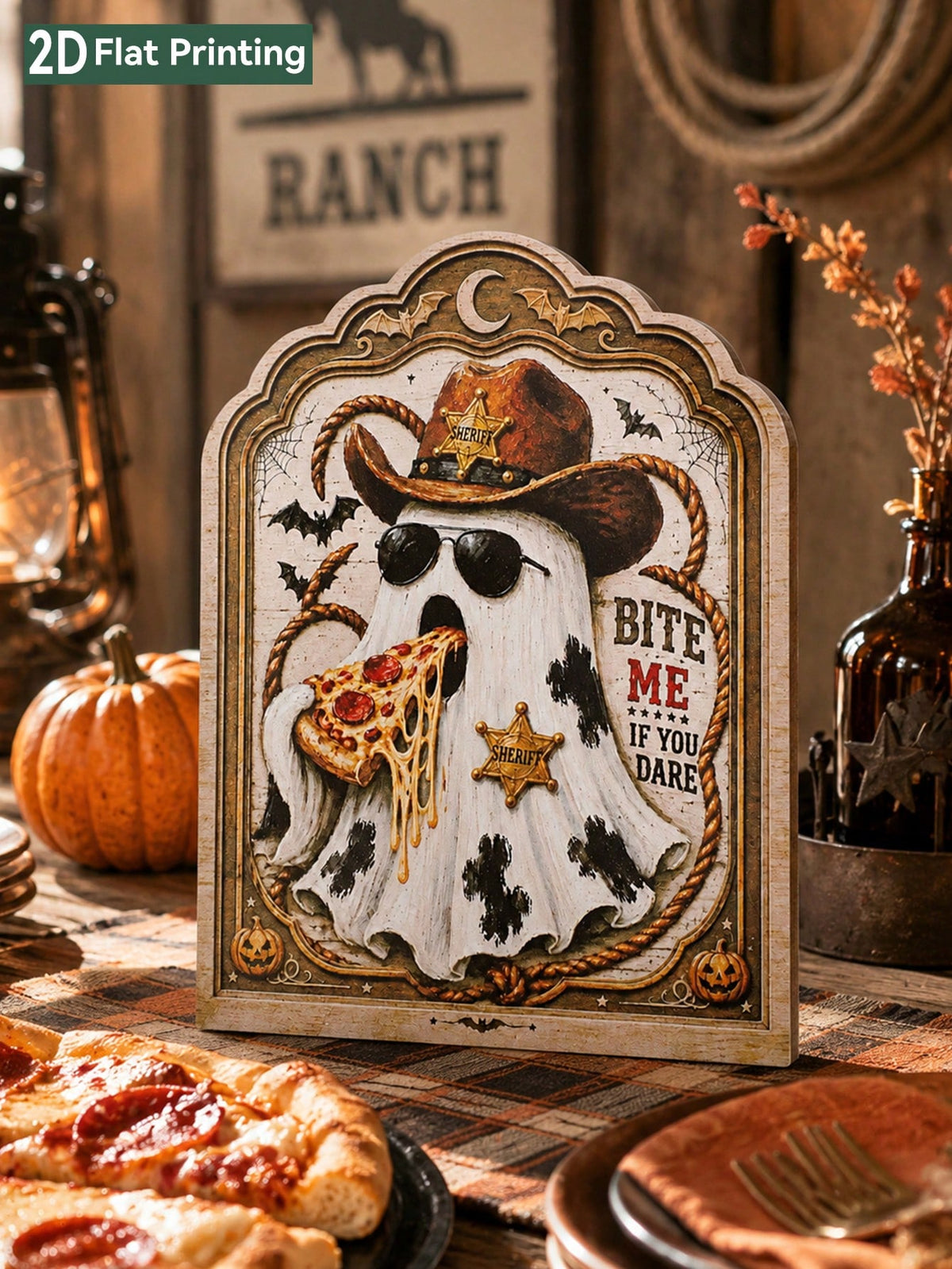 western ghost pizza arch sign - main photo