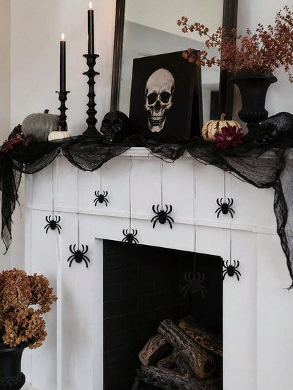 black spider hanging decorations - main photo