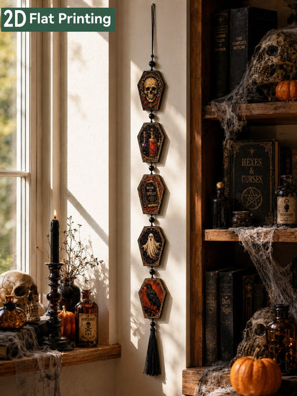 gothic skull coffin hanging decor - main photo