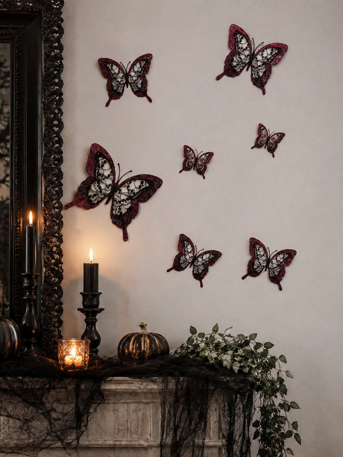gothic butterfly wall stickers - main photo