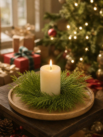 cedar candle ring - main photo