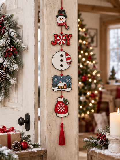 snowman joy Christmas hanging decor - main photo