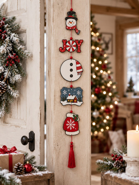 snowman joy Christmas hanging decor - main photo