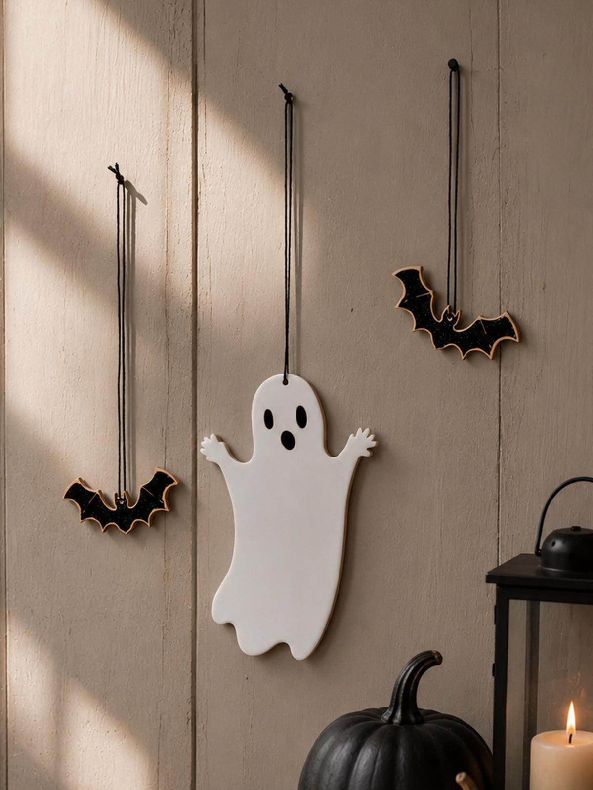 ghost bat window hanging decor - main photo