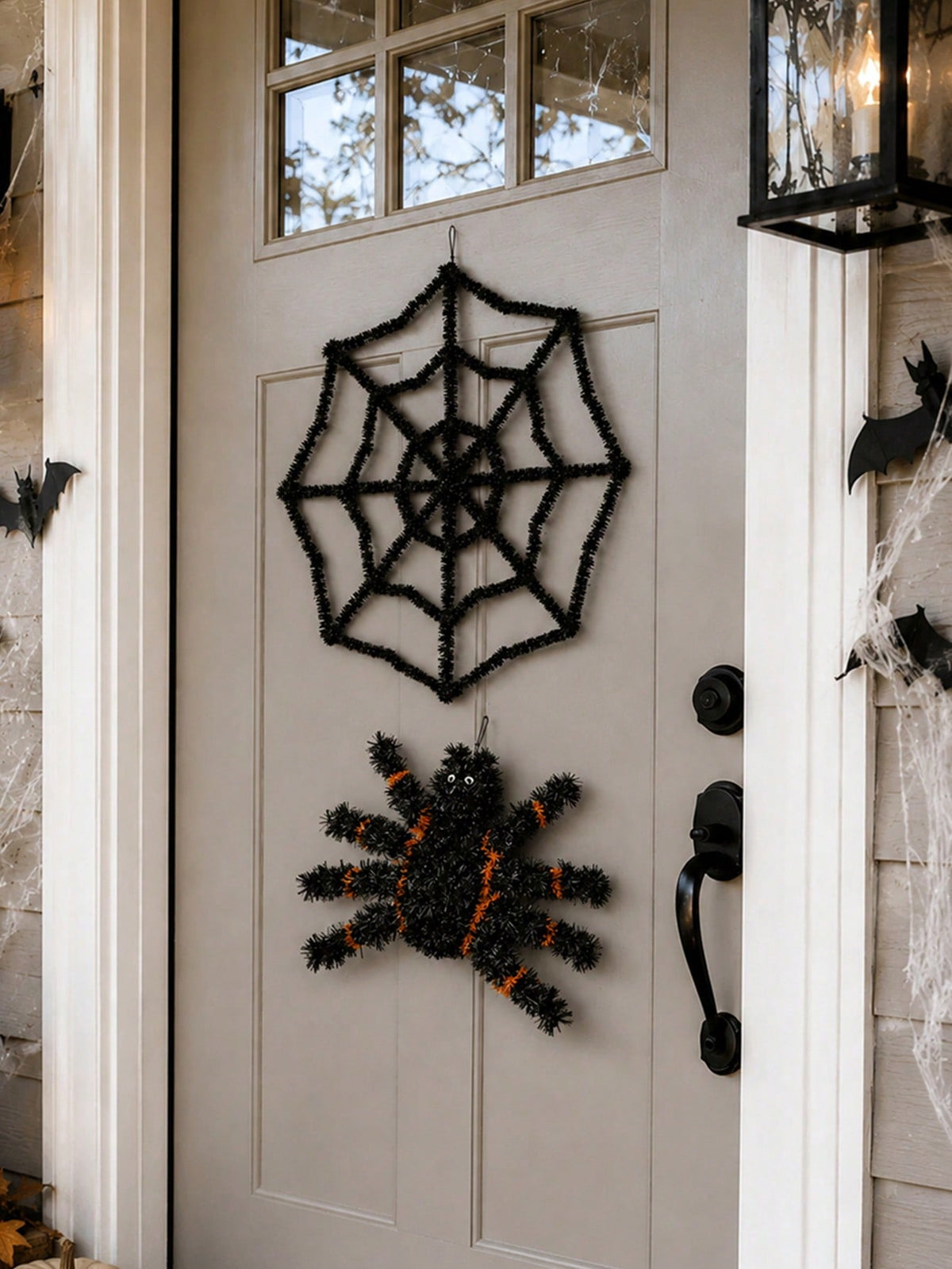 tinsel spider hanging decoration - main photo