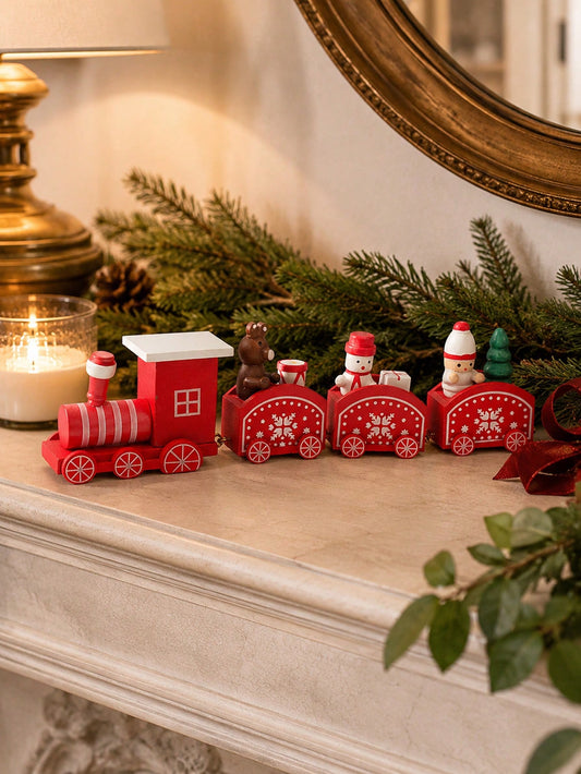 mini red Christmas train - main photo