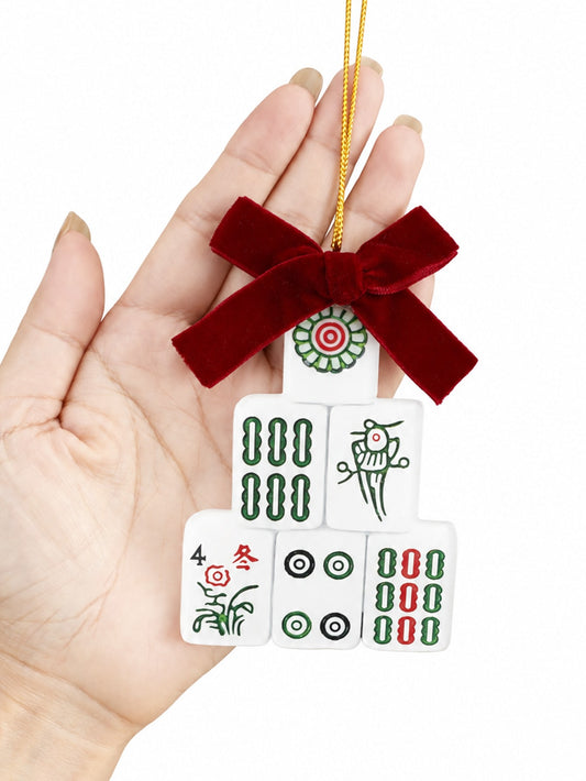 mahjong Christmas ornament - main photo