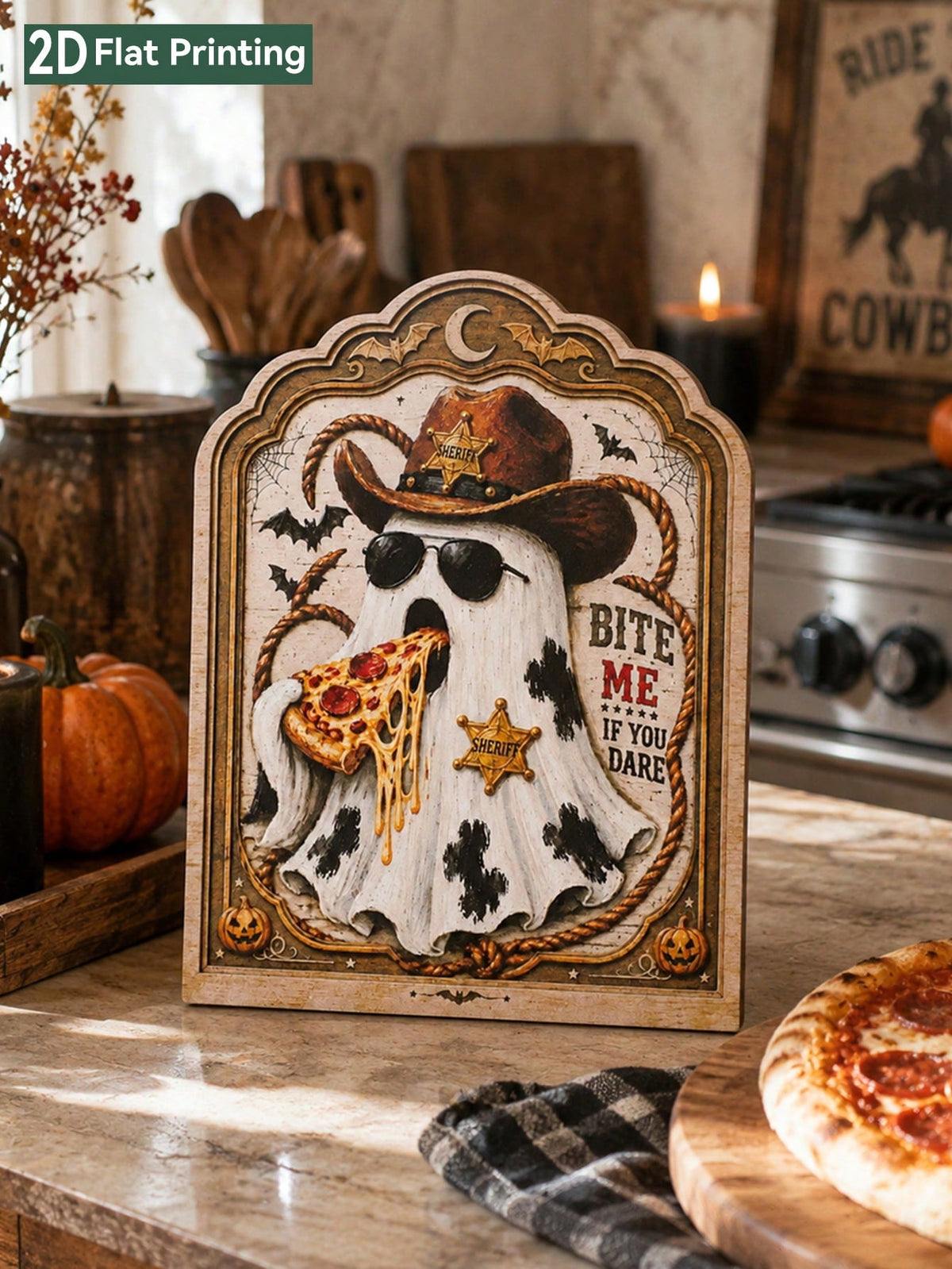 western ghost pizza arch sign - photo 3