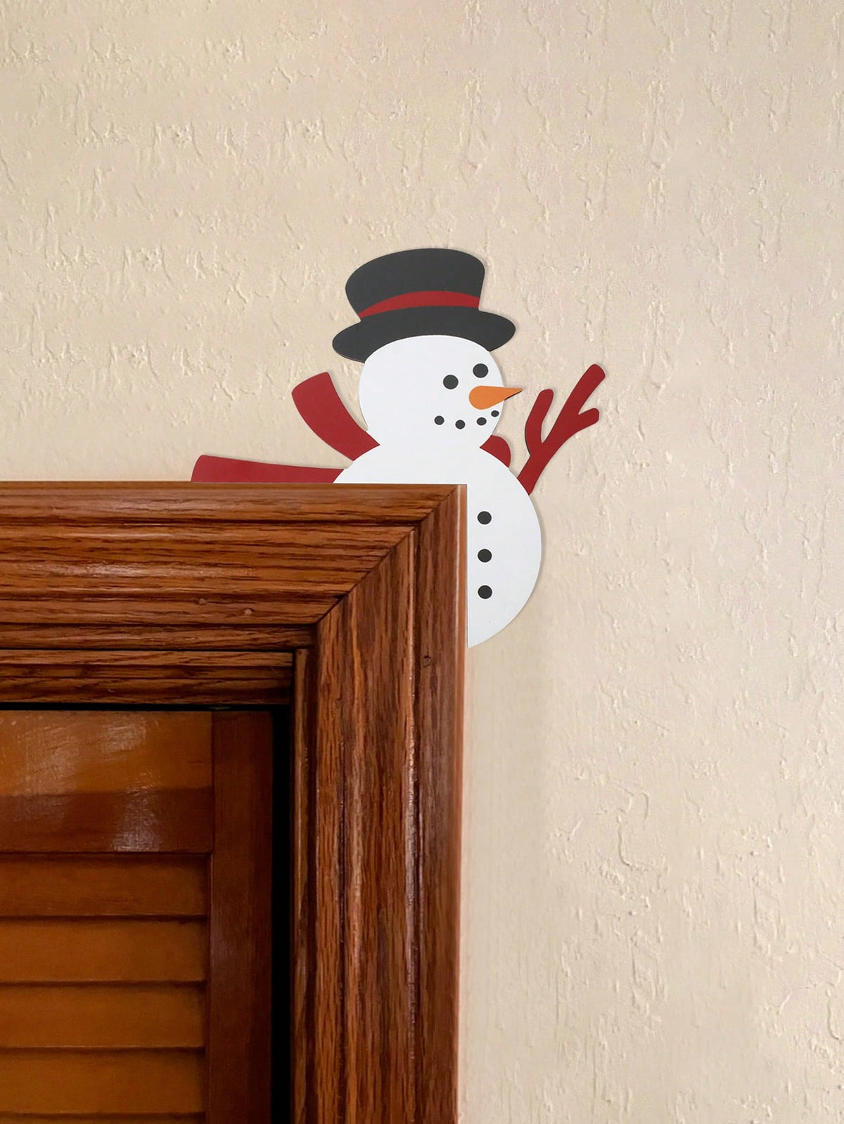 snowman door frame corner decor - photo 3