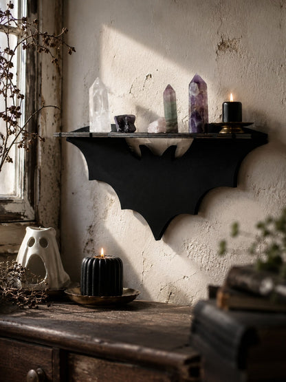 bat wing gothic wall shelf - photo 3