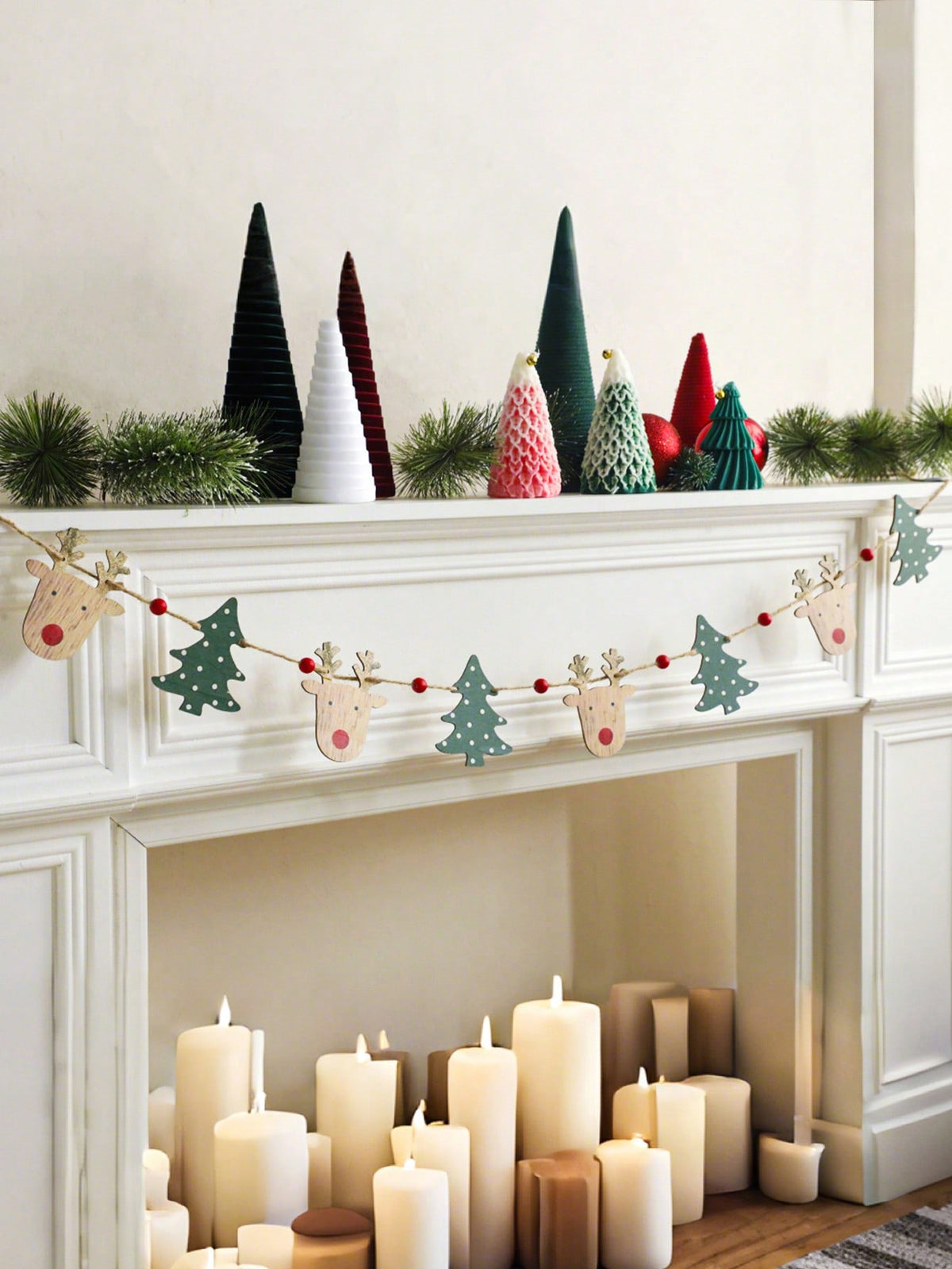 reindeer Christmas tree garland - photo 3