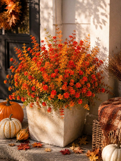 fall artificial flower bush - photo 3