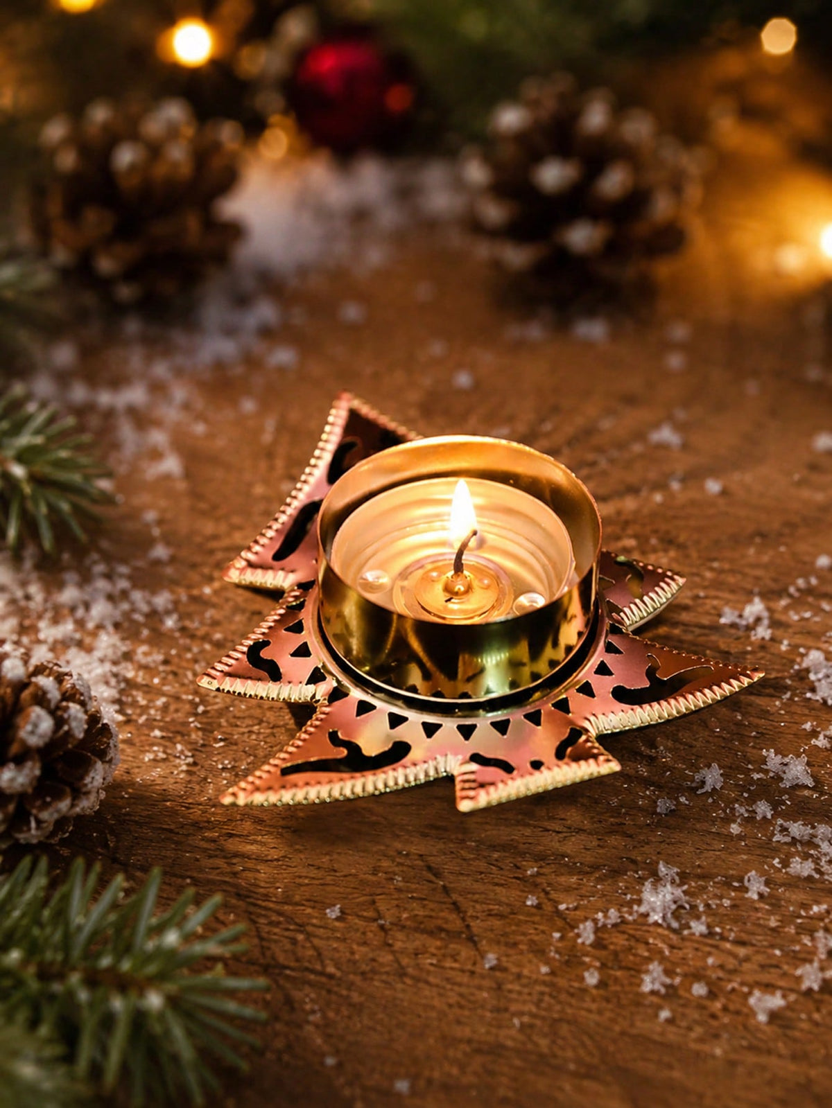 Christmas tea light holder - photo 2