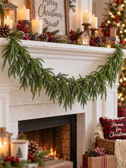 artificial pine Christmas garland - photo 3