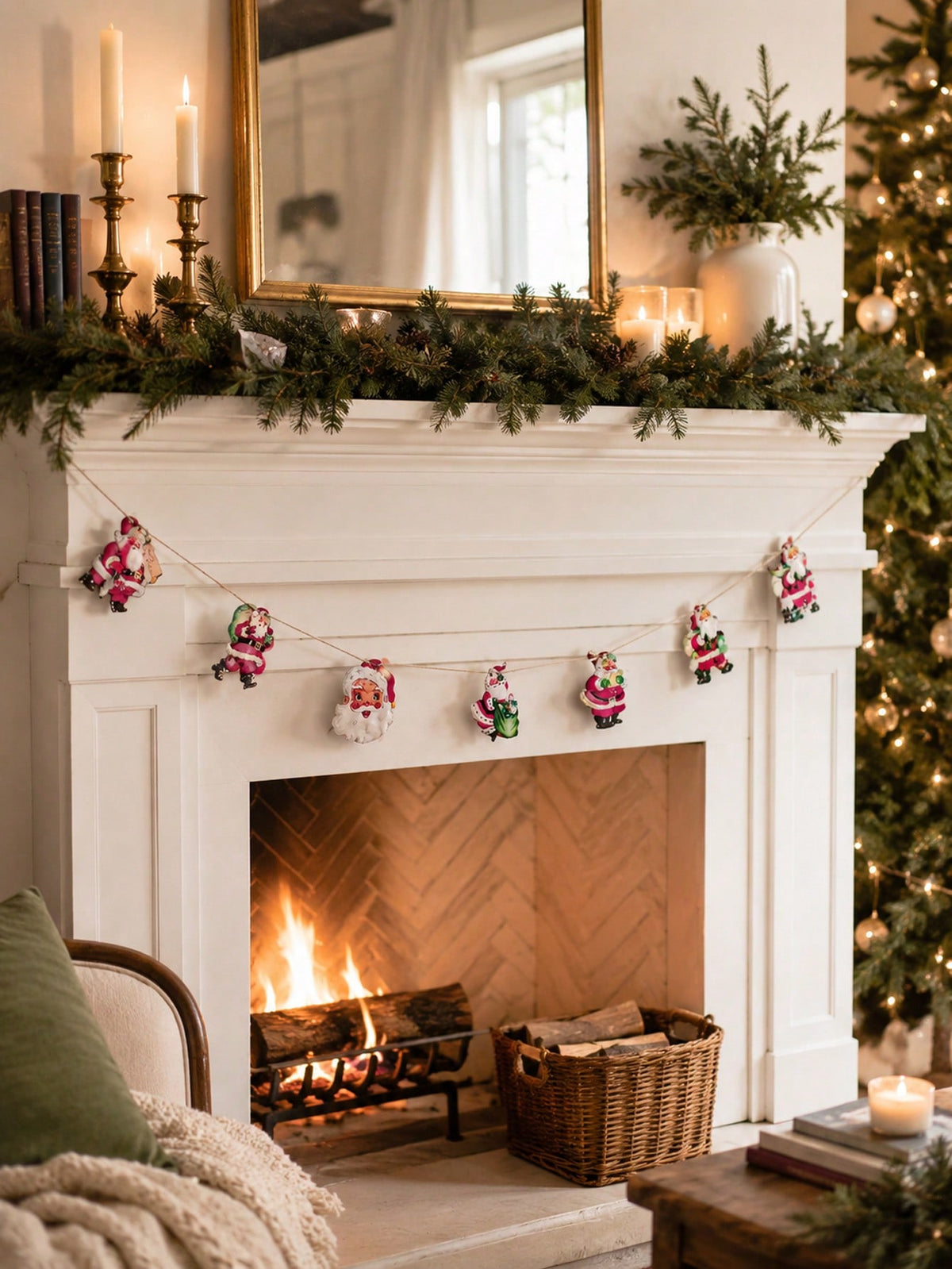 vintage Santa Claus garland - photo 3