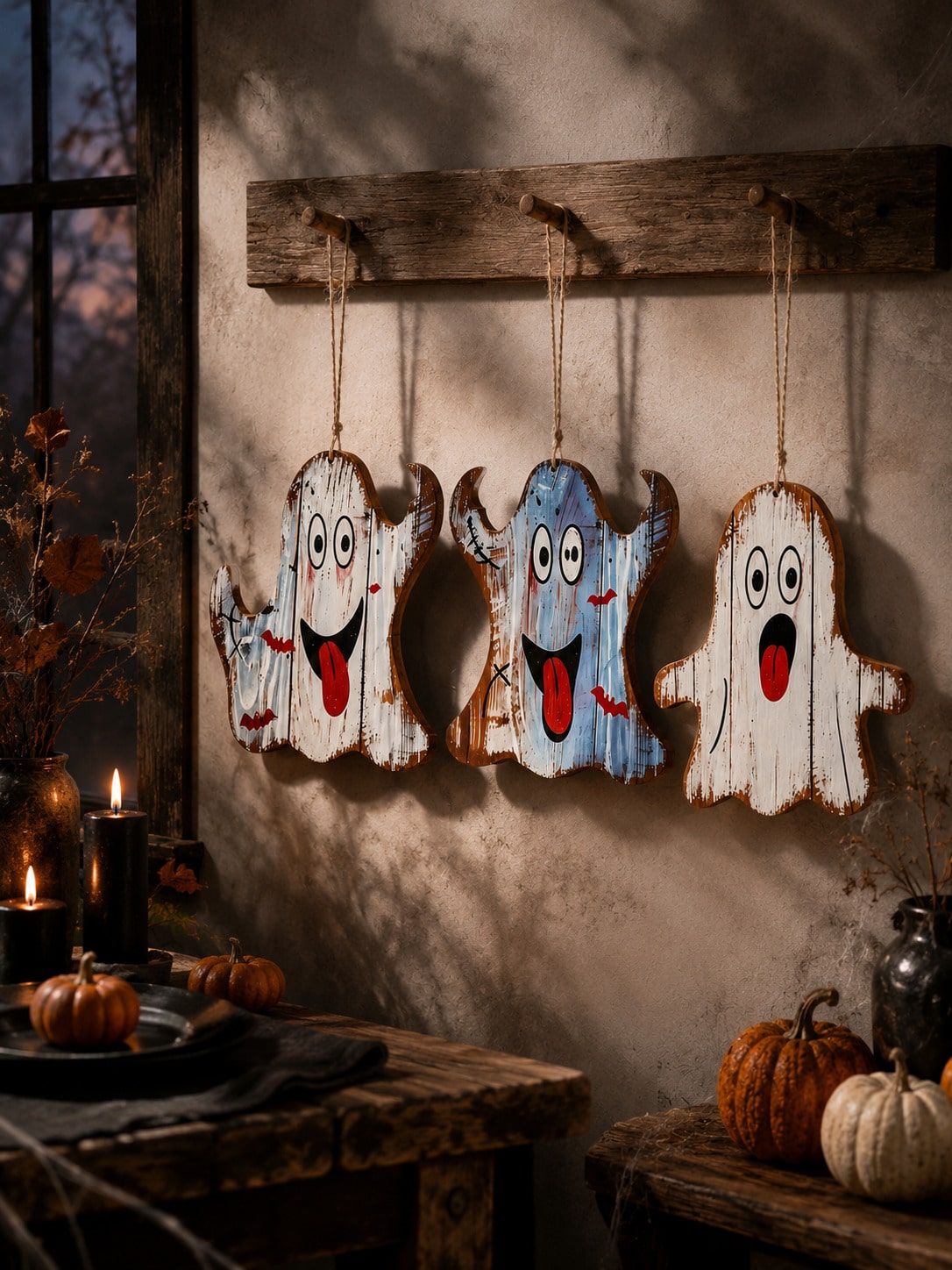 vintage ghost hanging sign - photo 3