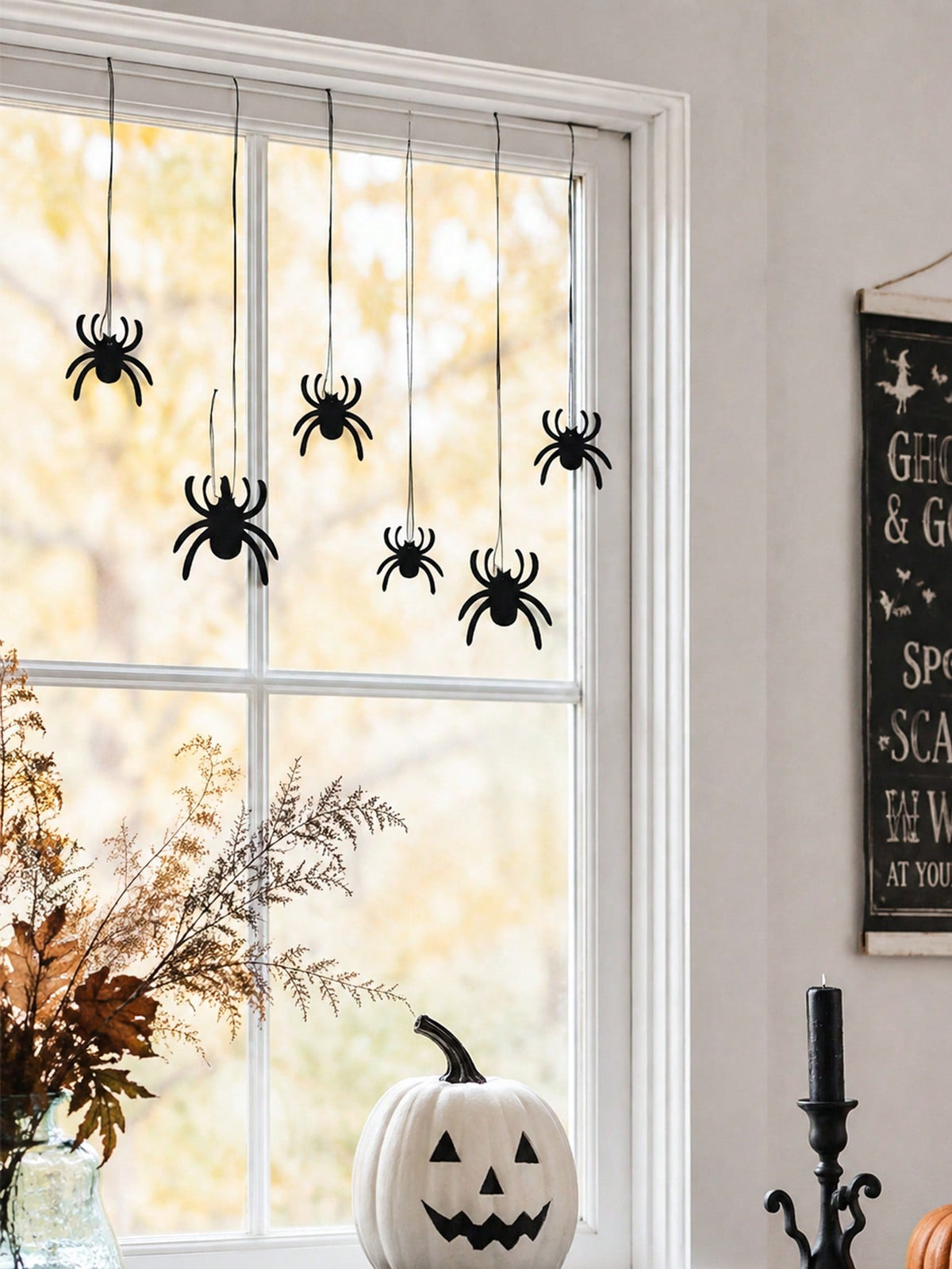 black spider hanging decorations - photo 3