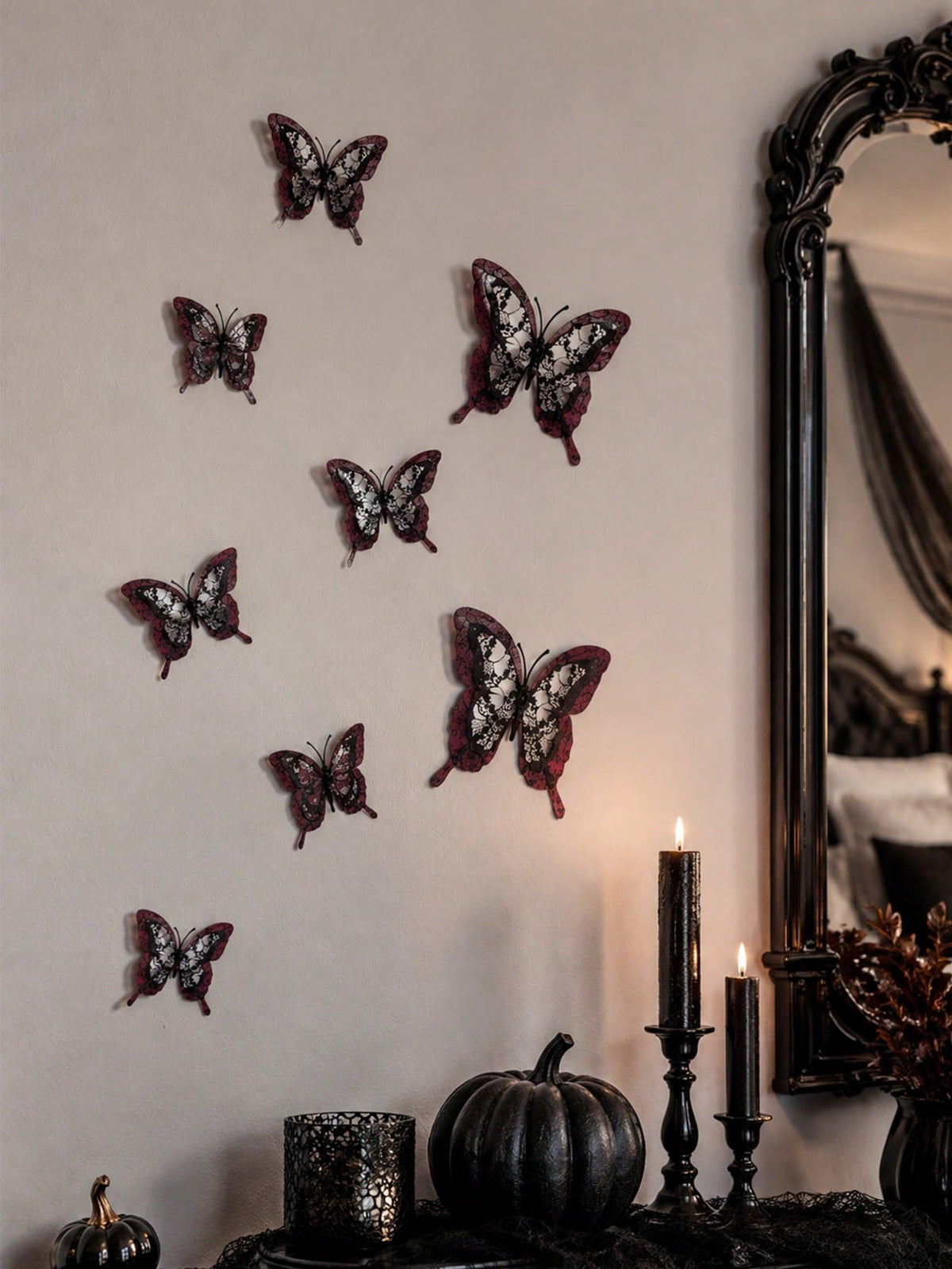 gothic butterfly wall stickers - photo 3