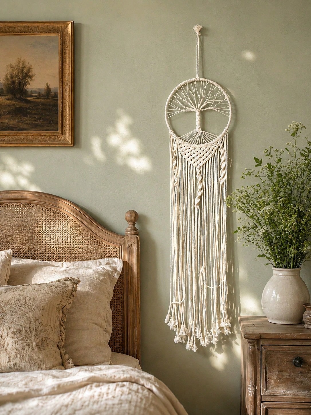 tree of life macrame dream catcher - photo 3