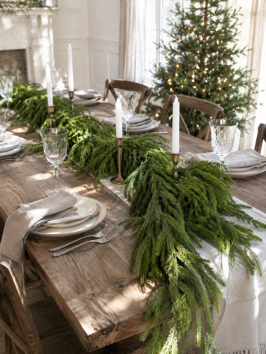 realistic pine garland - photo 3