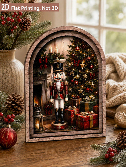 nutcracker Christmas arch tabletop sign - photo 3