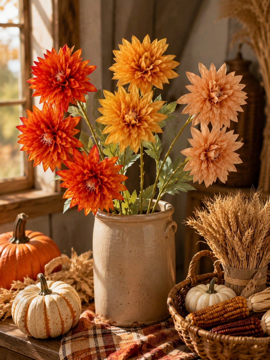 artificial dahlia stem fall - photo 2