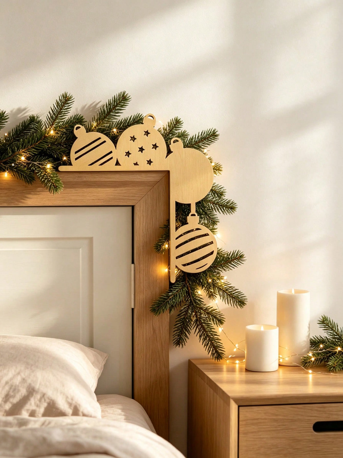 Christmas ornament door corner decor - photo 3