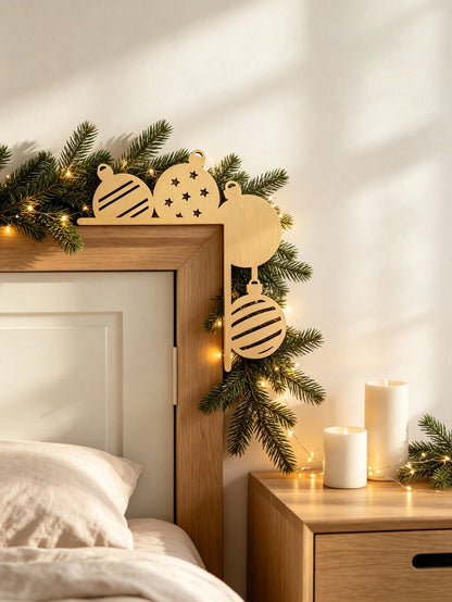 Christmas ornament door corner decor - photo 3
