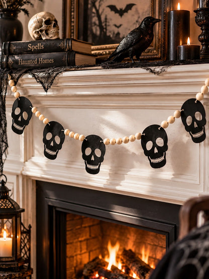 black felt skull garland - photo 3
