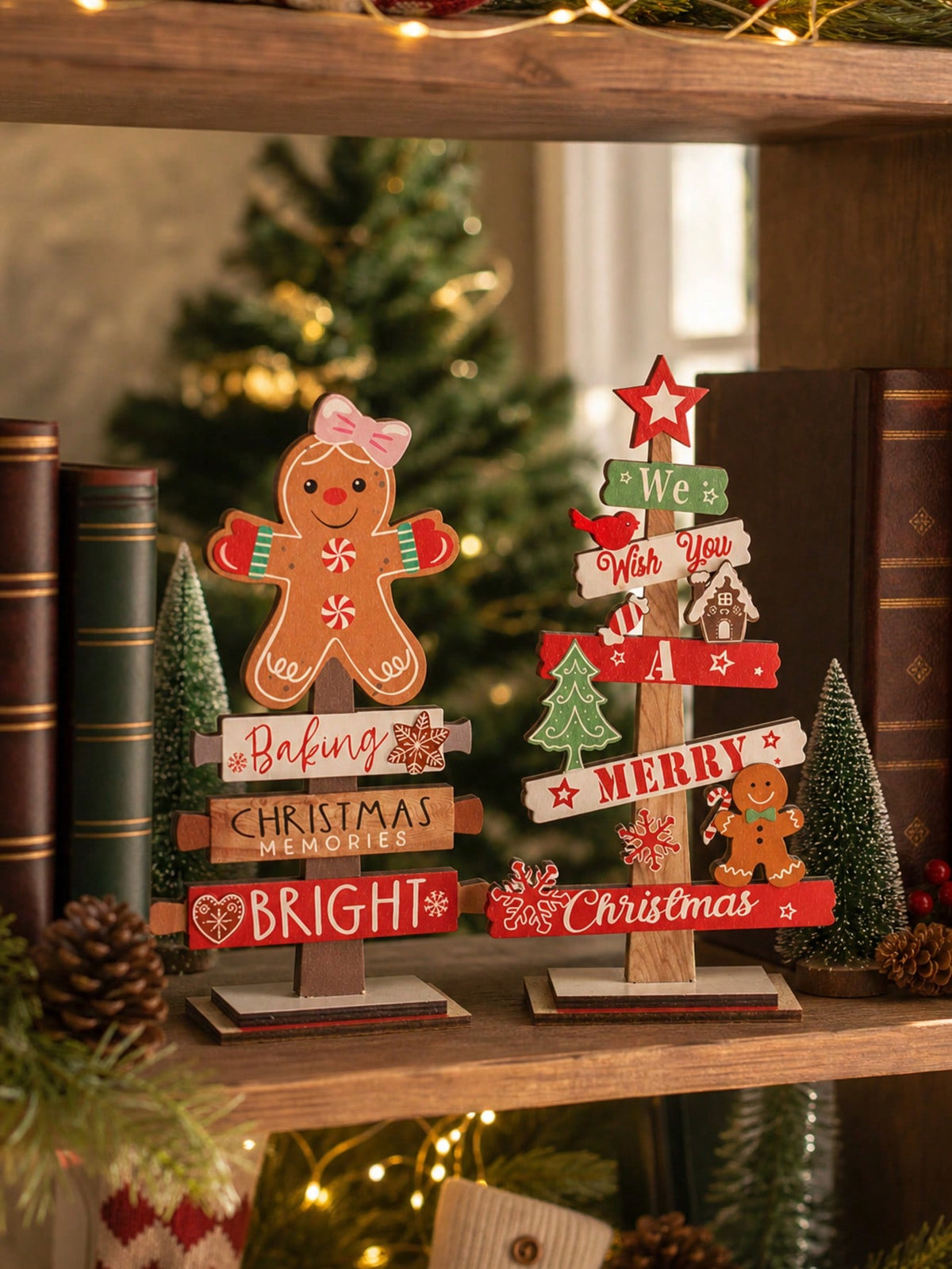 gingerbread tabletop sign - photo 3