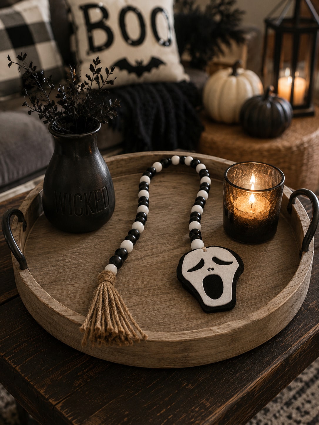 ghost face beaded garland - photo 3