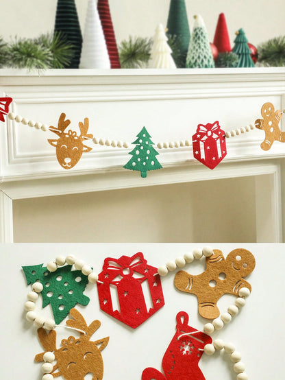 Christmas icons felt garland - photo 3