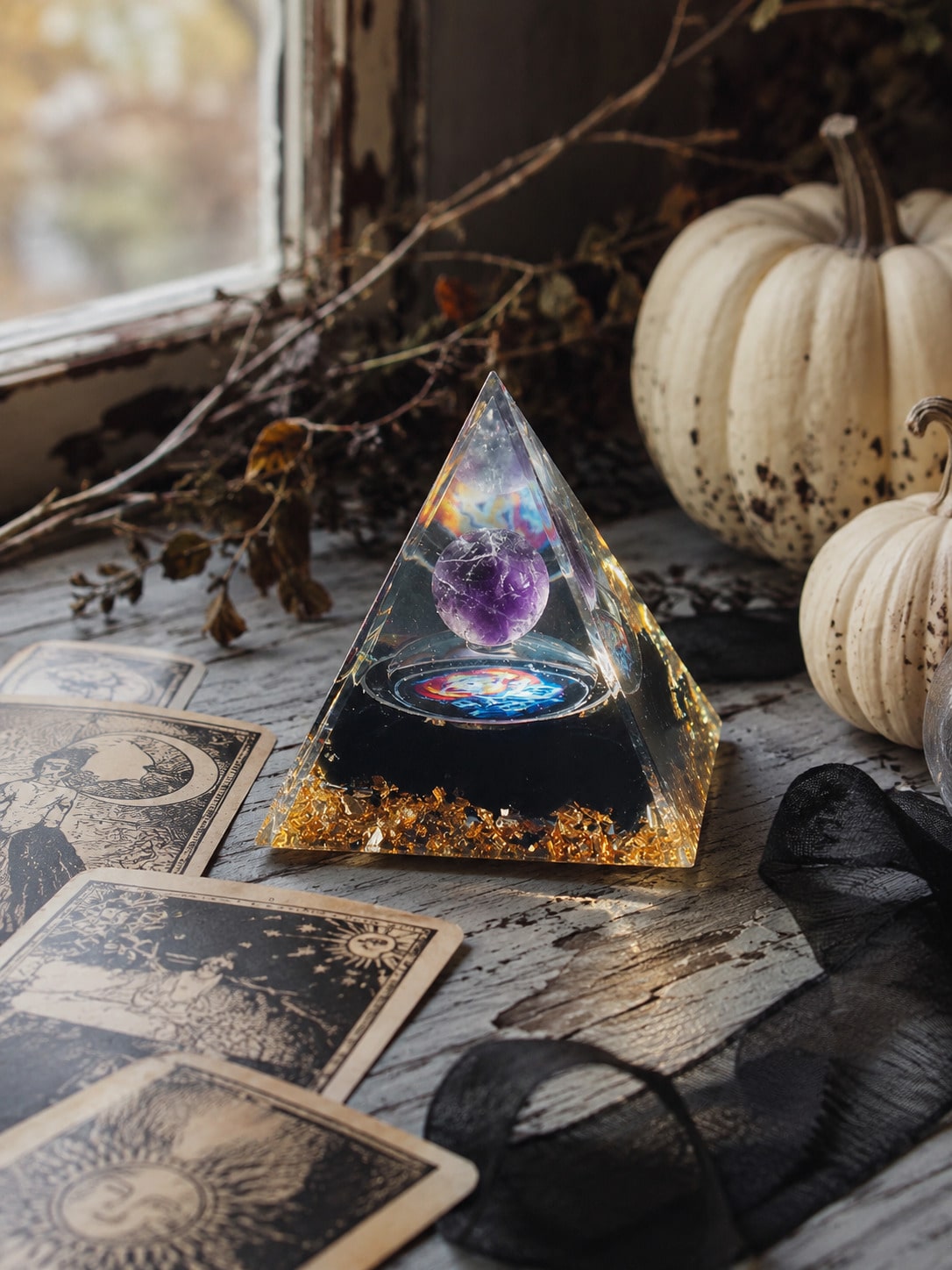 pumpkin pyramid decor - photo 3