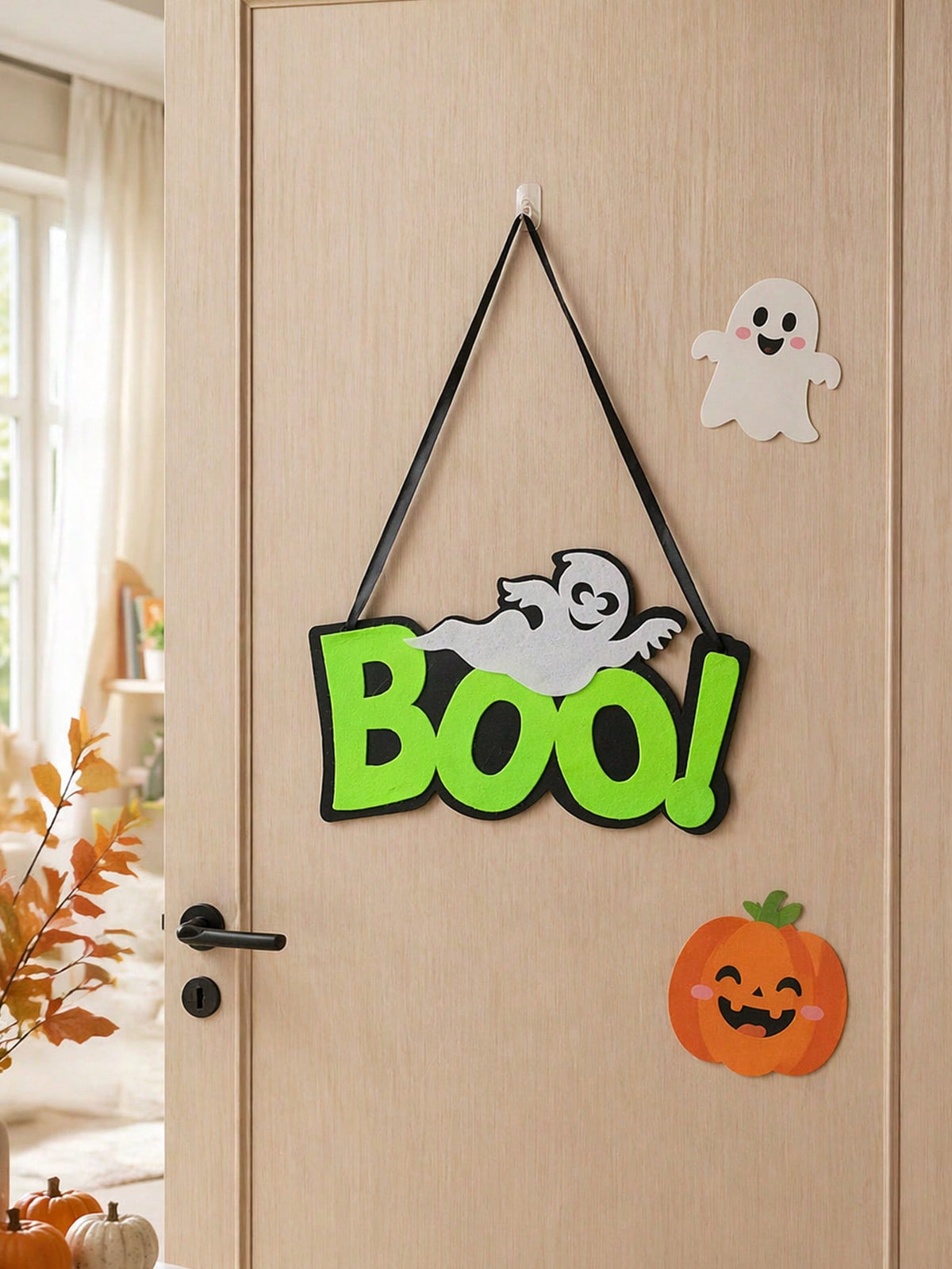 boo Halloween door sign - photo 3