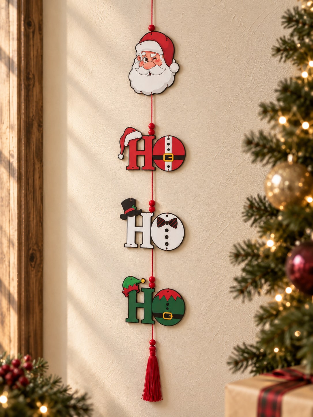 Santa ho ho ho hanging decor - photo 4