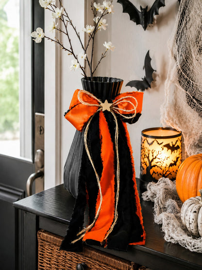 Halloween vase bow ribbon - photo 4