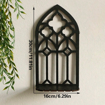 gothic arch window wall shelf - photo 4