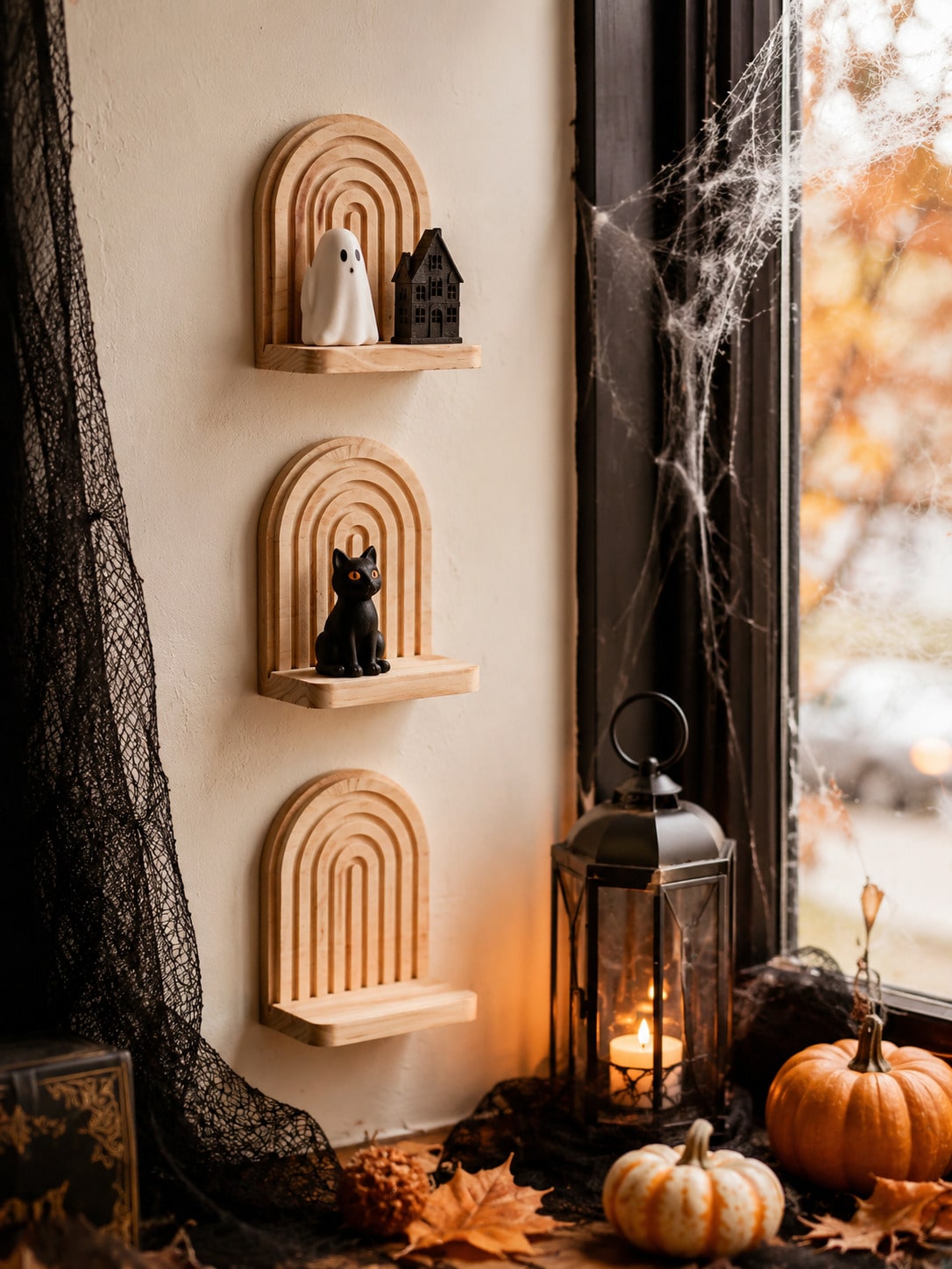 arch floating wall shelf - photo 3
