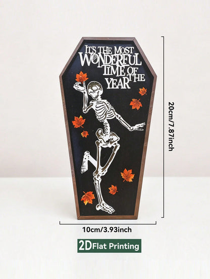 dancing skeleton coffin sign - photo 3