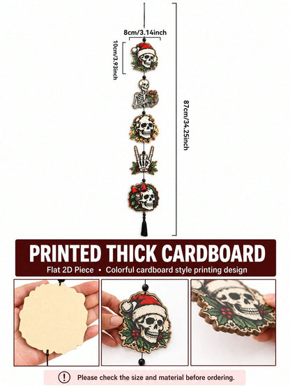 creepy Christmas skull hanging decor - photo 4