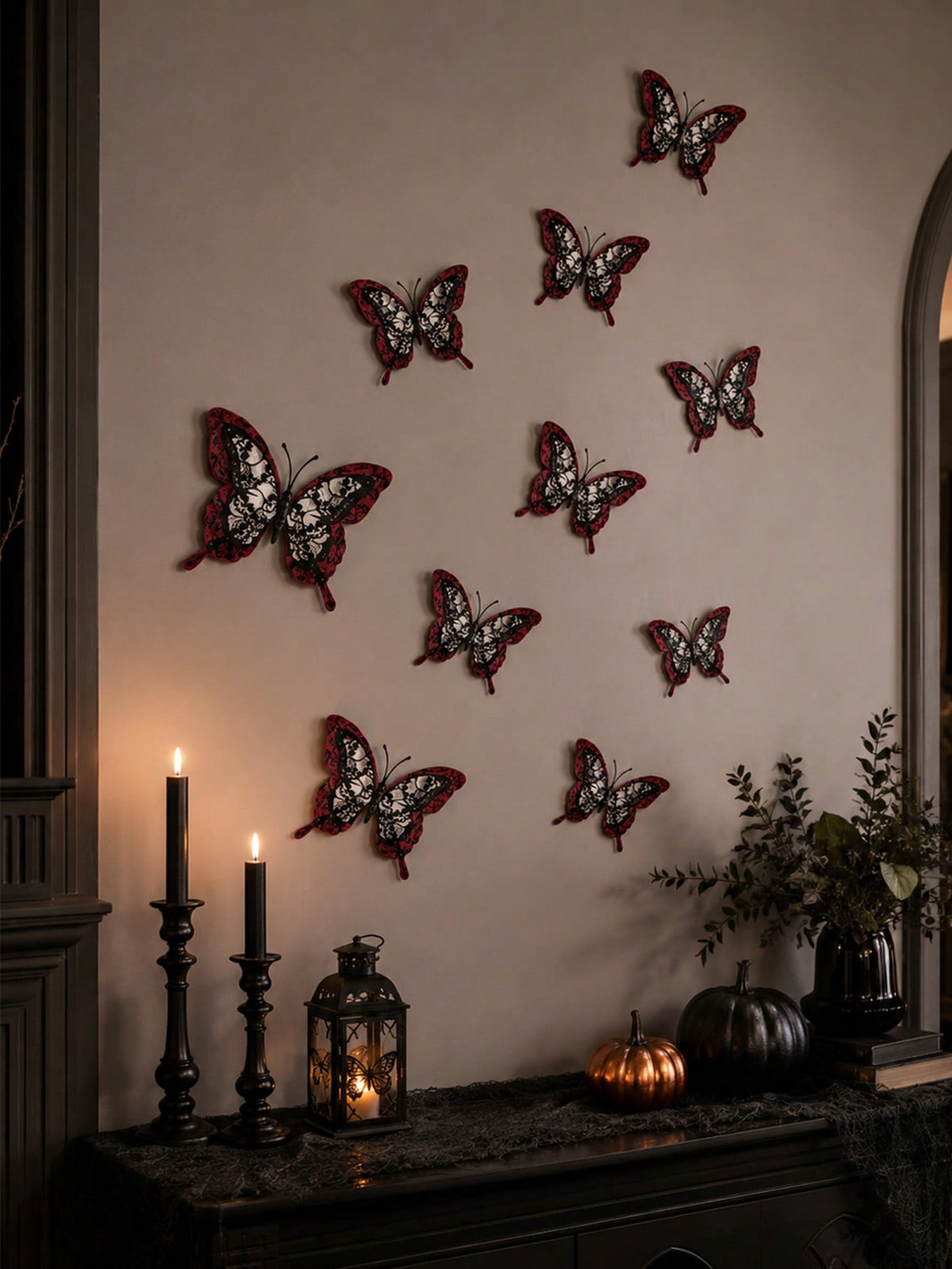 gothic butterfly wall stickers - photo 4