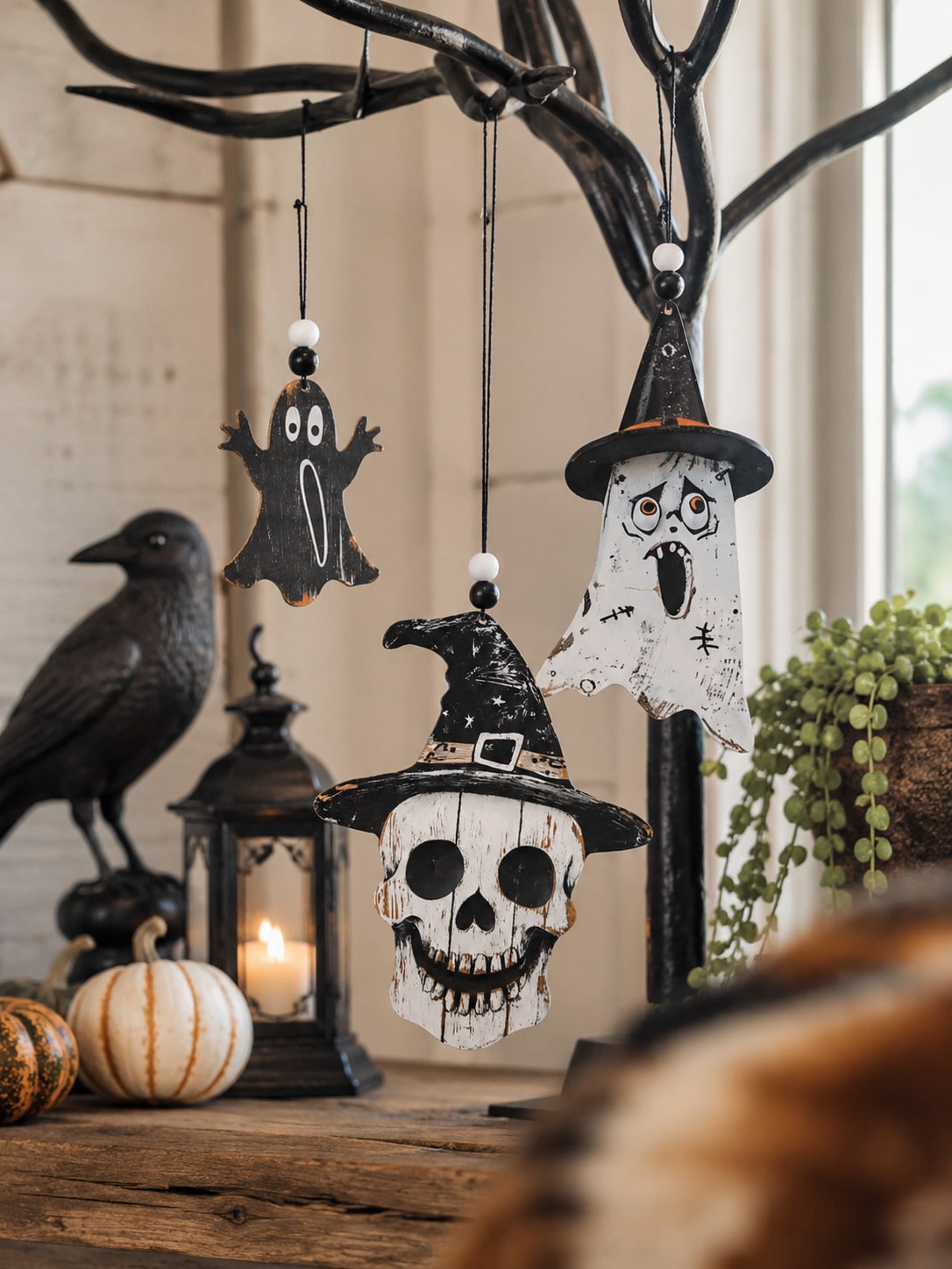 ghost skull hanging ornaments - photo 4