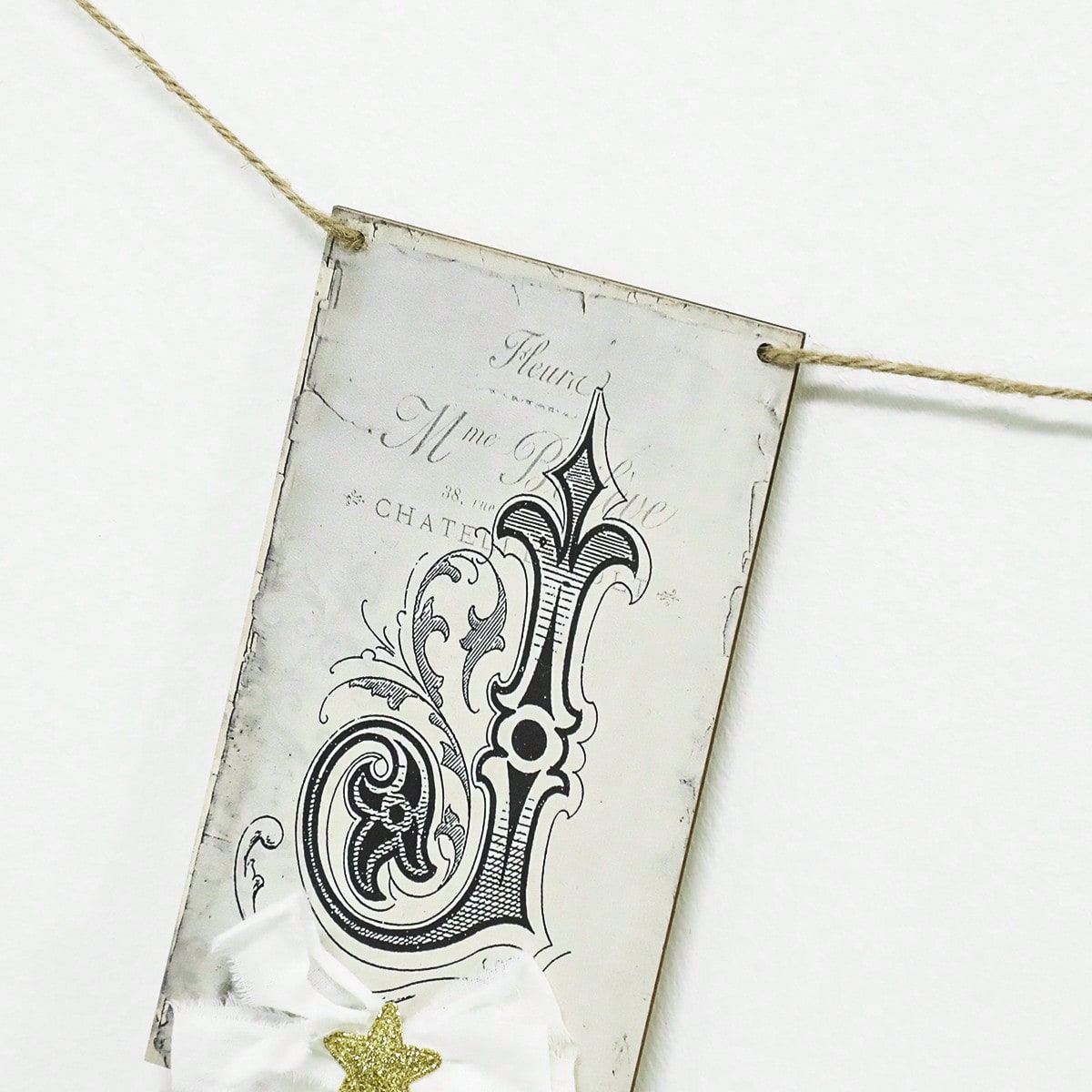 vintage joy Christmas banner - photo 3