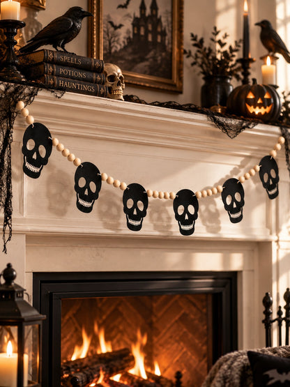black felt skull garland - photo 4