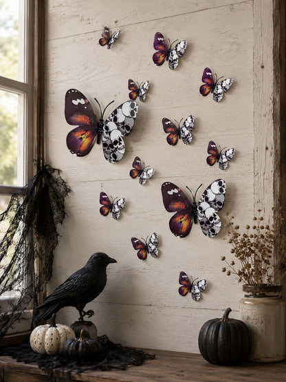 skull butterfly wall stickers - photo 4
