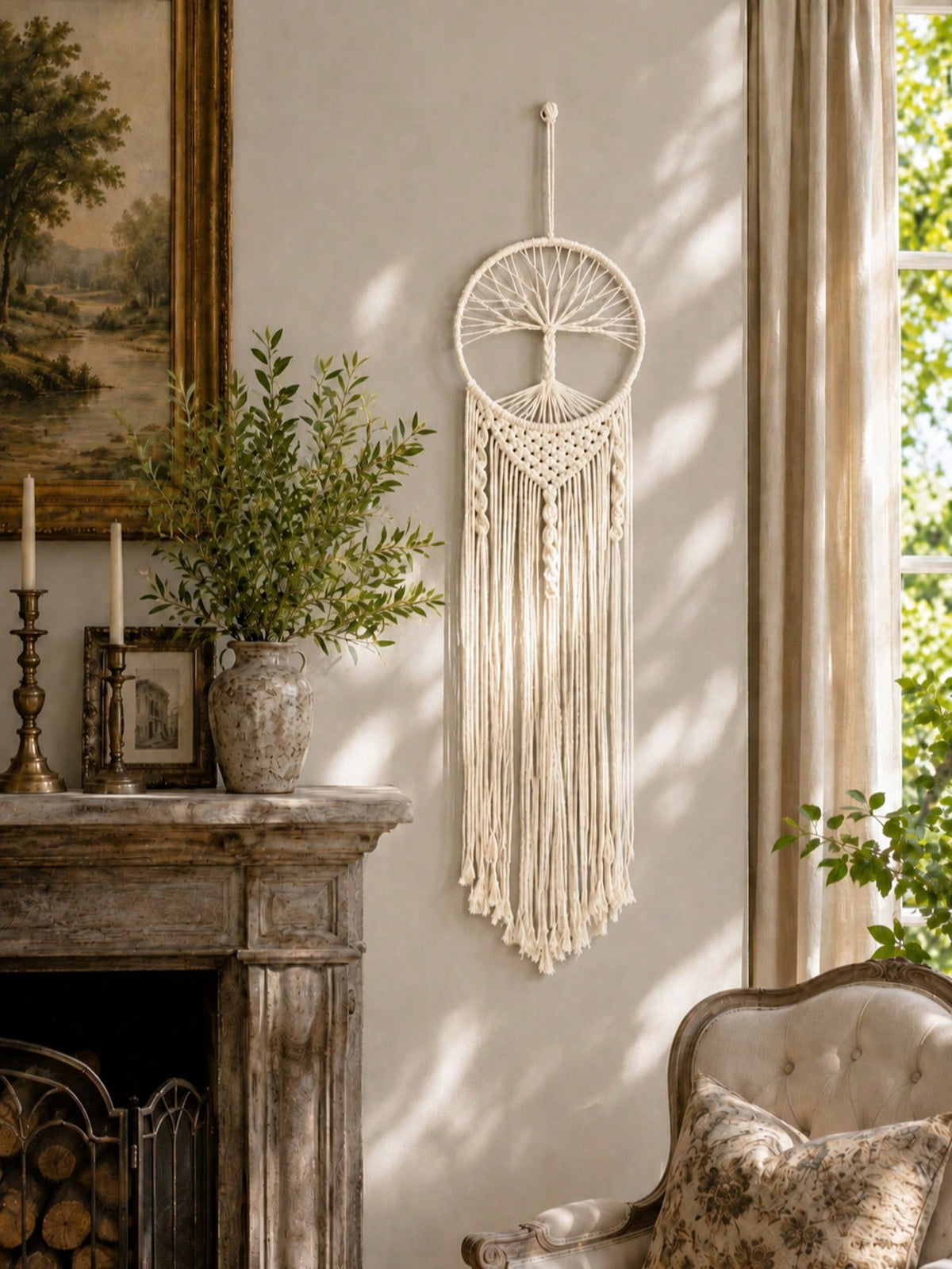 tree of life macrame dream catcher - photo 4