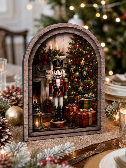 nutcracker Christmas arch tabletop sign - photo 4