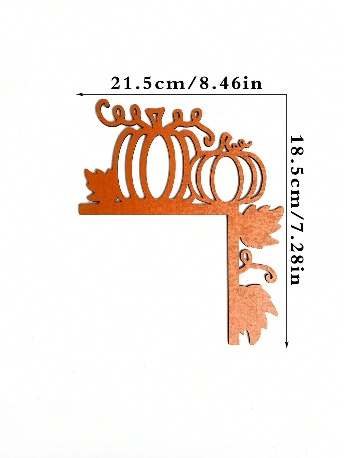 fall pumpkin door corner decor - photo 4