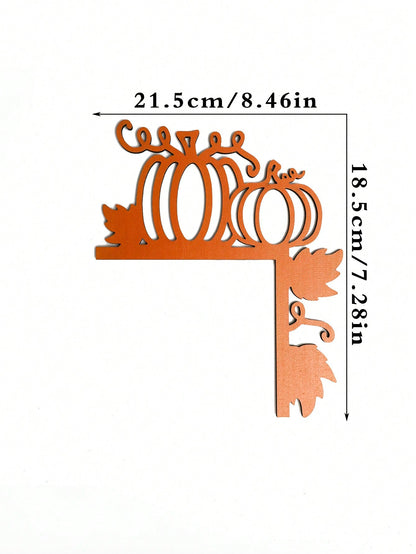 fall pumpkin door corner decor - photo 4